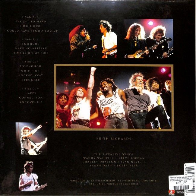 Keith Richards And The X-Pensive Winos – Live At The Hollywood Palladium December 15, 1988 (2LP, Reissue, Remastered, Vinyl)