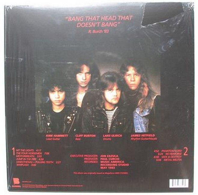 Metallica - Kill 'Em All (LP, Album, Reissue, Remastered, Vinyl)