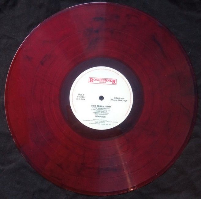 Defiance – Void Terra Firma (LP, Album, Limited Edition, Red & Black Marbled Vinyl)
