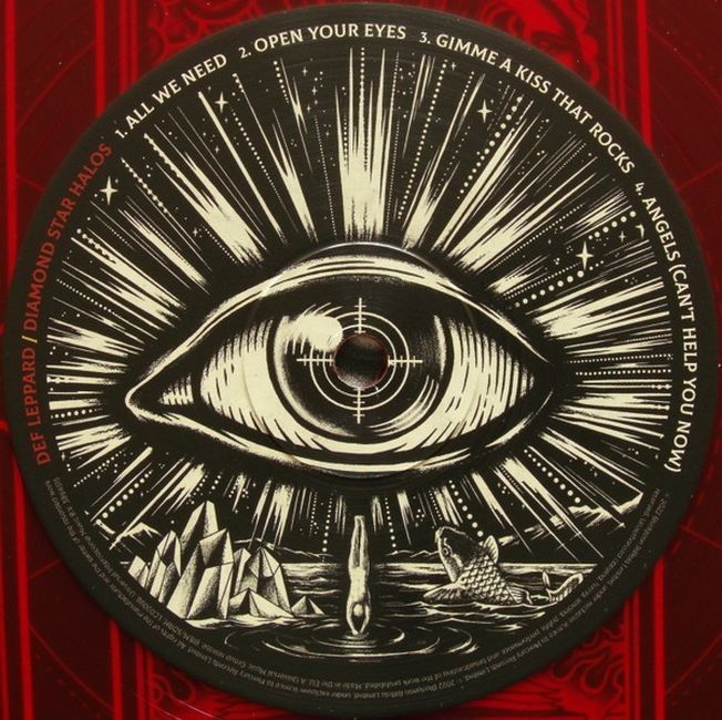 Def Leppard – Diamond Star Halos (2LP, Album, Limited Edition, Red and Yellow Vinyl)