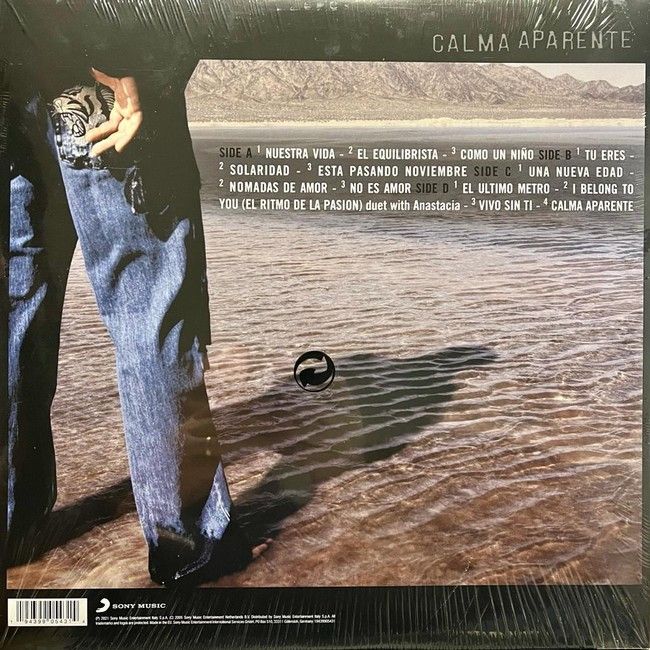 Eros Ramazzotti – Calma Aparente (2LP, Album, Blue Vinyl)
