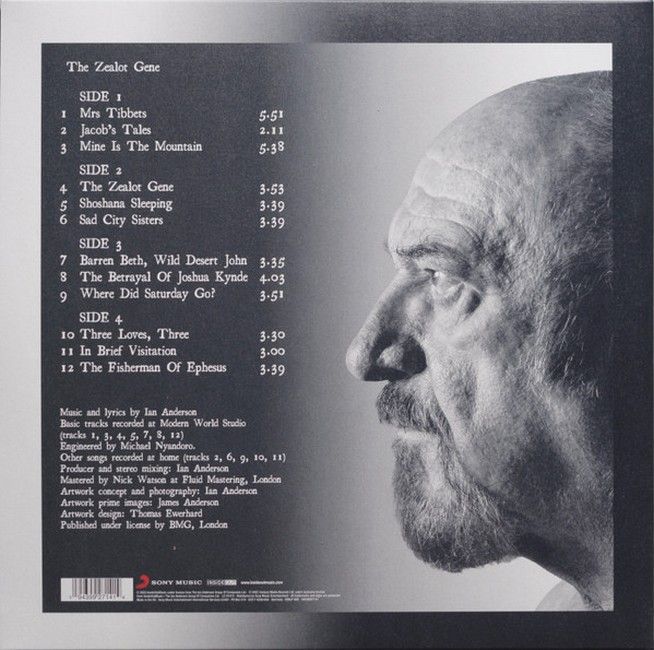 Jethro Tull – The Zealot Gene (2LP, CD, Album, Stereo, 180g, Vinyl)