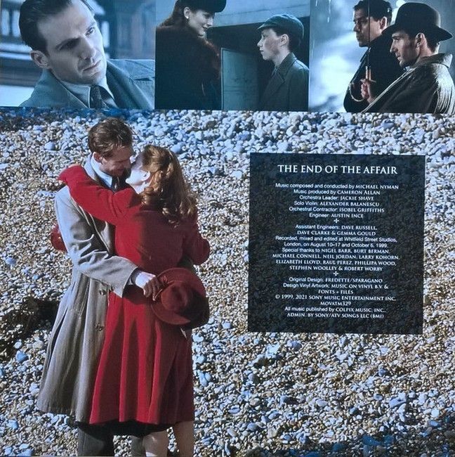 Платівка Michael Nyman – The End Of The Affair(Original Motion Picture Soundtrack)|Майкл Найман – Кінець роману(Оригінальний саундтрек до фільму)