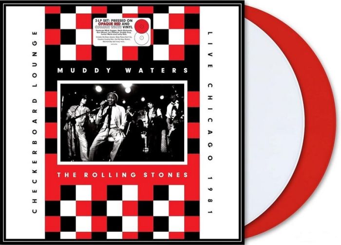 Muddy Waters, The Rolling Stones – Checkerboard Lounge - Live Chicago 1981 (2LP, Album, Opaque Red, White Vinyl)