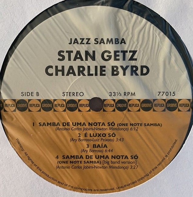 Stan Getz, Charlie Byrd - Jazz Samba (LP, CD, Album, Reissue)