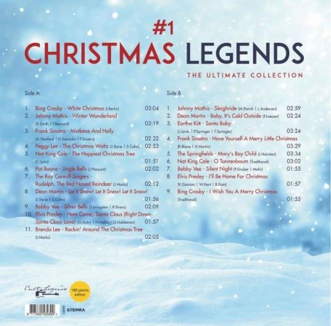 Платівка 1 Christmas Legends - The Ultimate Collection|1 Різдвяні легенди - найкраща колекція