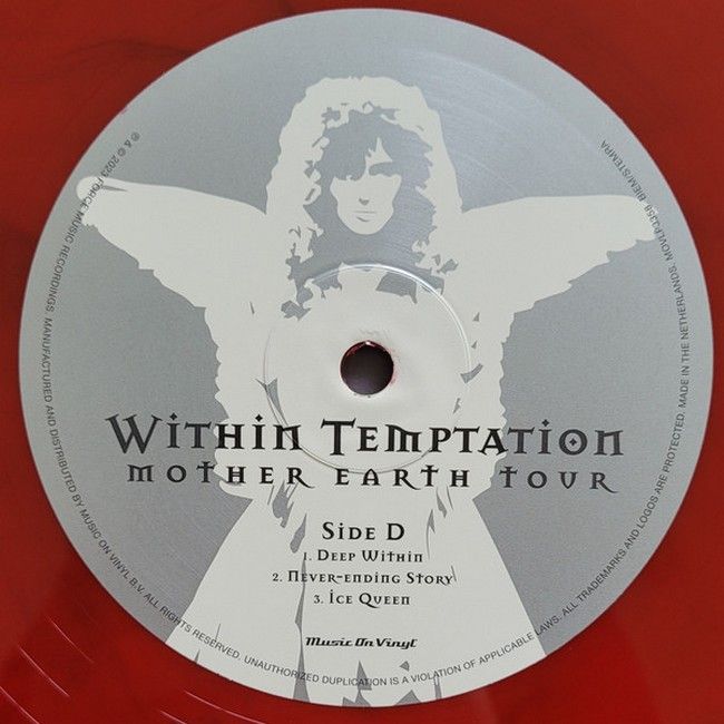 Within Temptation - Mother Earth Tour - Live (LP, Limited Edition, Numbered, Reissue, Red And Black Marbled)