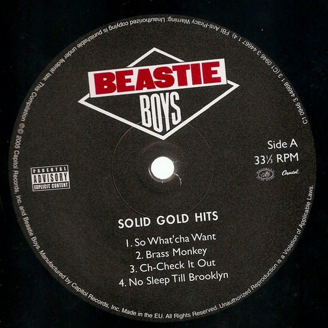 Beastie Boys – Solid Gold Hits (2LP, Compilation, Repress, Gatefold, Vinyl)