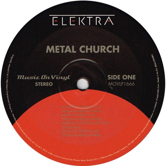 Платівка Metal Church – Metal Church|Металева церква-Металева церква