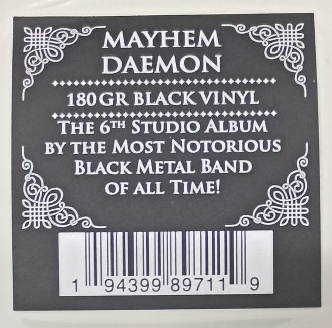 Mayhem – Daemon (LP, Album, Repress, 180 Gram, Vinyl)
