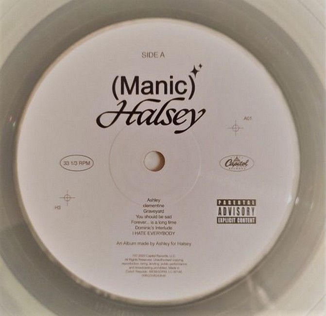Halsey – Manic (LP, Album, Clear Milky Vinyl)
