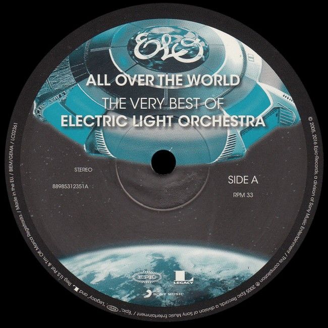 Electric Light Orchestra – All Over The World - The Very Best Of ELO (2LP, Compilation, Reissue, Stereo, 180g, Vinyl)