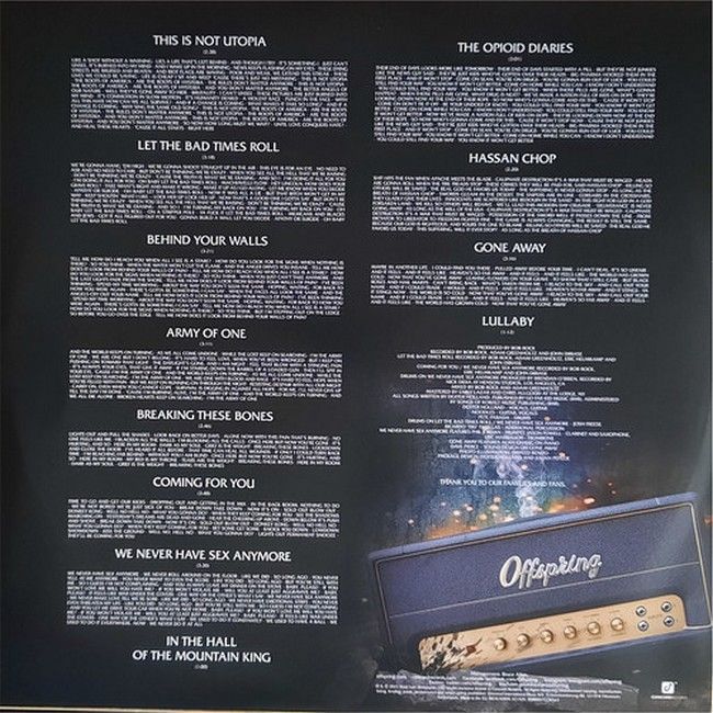 Платівка The Offspring – Let The Bad Times Roll|Потомство-Нехай погані часи котяться(Orange Crush, Gatefold Vinyl)
