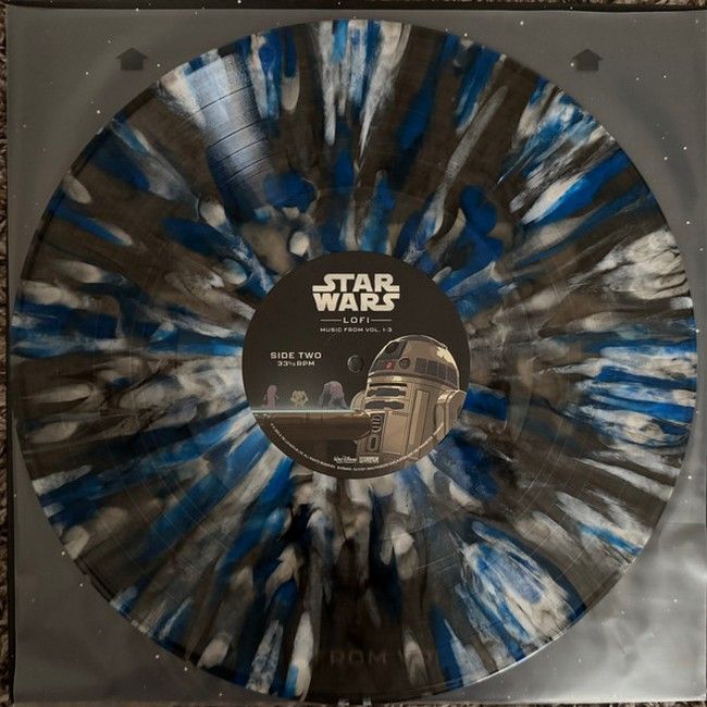 Various - Star Wars Lofi (Music From Vol. 1-3) (LP, Album, Compilation, Limited Edition, Stereo, Translucent Grey With Blue And White Splatter Vinyl)