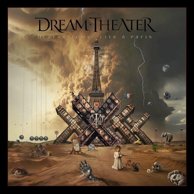 Dream Theater - Quarantieme: Live A Paris (4LP, Album, Stereo, Orange, Box Set, Deluxe Edition, Limited Edition, Vinyl)