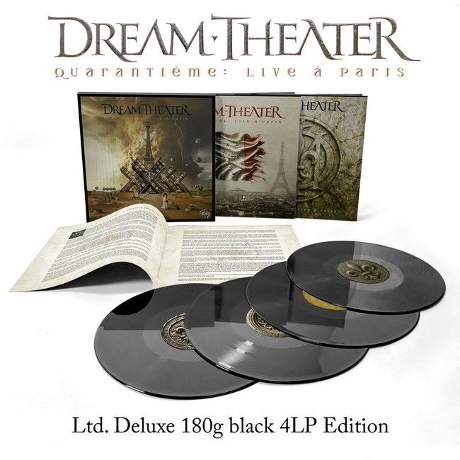 Dream Theater - Quarantieme: Live A Paris (4LP, Album, Stereo, Orange, Box Set, Deluxe Edition, Limited Edition, Vinyl)
