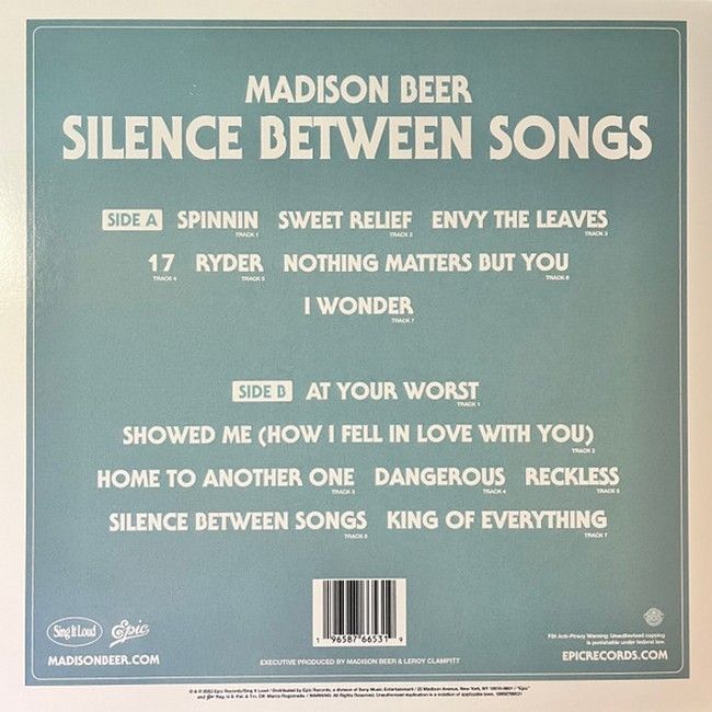 Madison Beer – Silence Between Songs (LP, Album, Vinyl)
