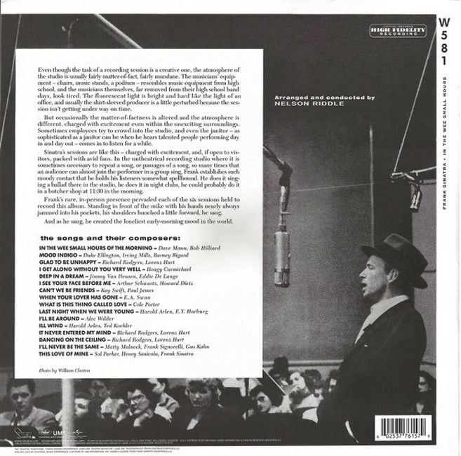 Frank Sinatra – In The Wee Small Hours (LP, Album, 180g, Vinyl)