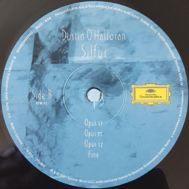 Dustin O'Halloran – Silfur (2LP, Album, Stereo, Vinyl)
