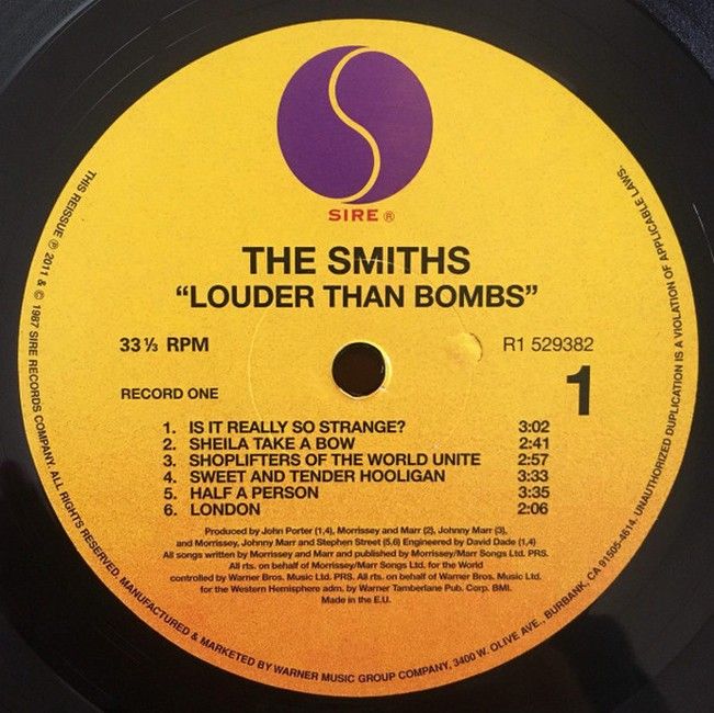 The Smiths – Louder Than Bombs (2LP, Compilation, Reissue, Remastered, 180 gram, Vinyl)