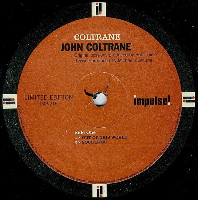 Платівка The John Coltrane Quartet – Coltrane|Квартет Джона Колтрейна – Колтрейн