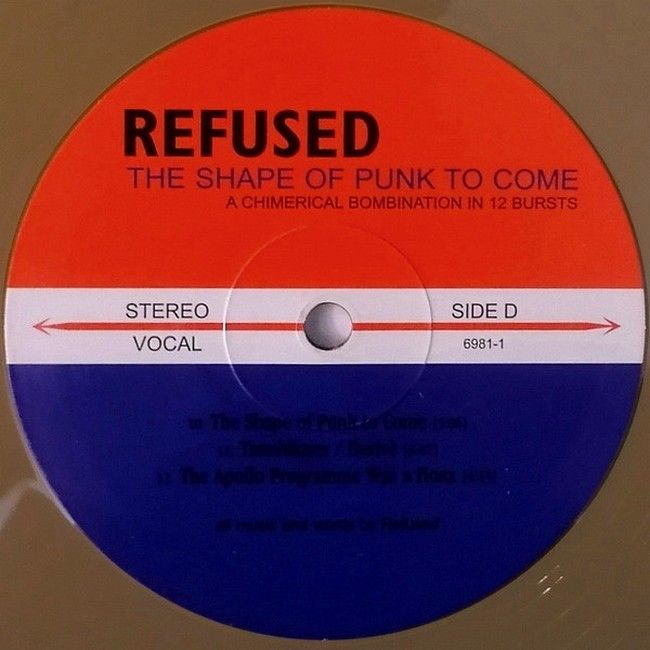 Refused - The Shape Of Punk To Come (2LP, Album, Limited Edition, Reissue, Stereo, Gatefold / Gold)