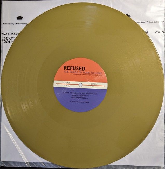 Refused - The Shape Of Punk To Come (2LP, Album, Limited Edition, Reissue, Stereo, Gatefold / Gold)