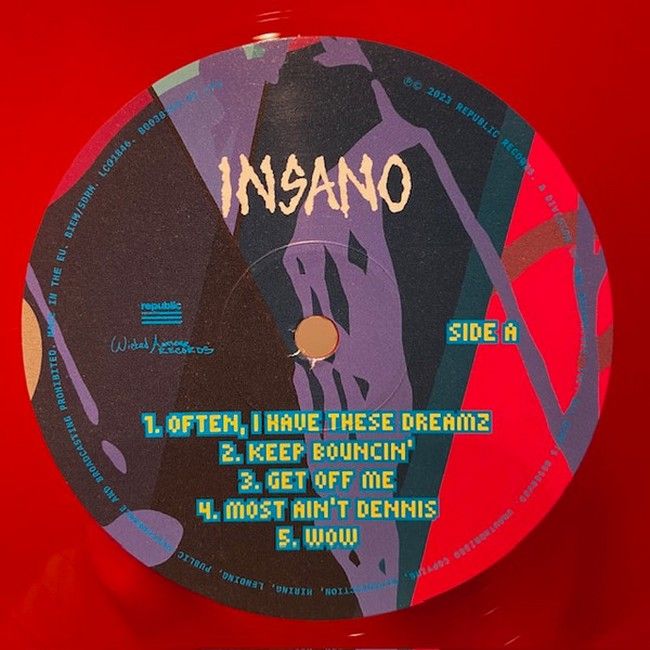 Платівка Kid Cudi – Insano(2LP,Red Transparent Vinyl)|Малюк Куді-Інсано