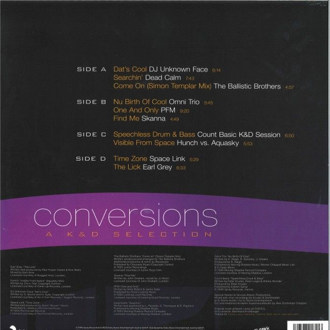Платівка Kruder & Dorfmeister – Conversions - A K&D Selection|Крудер і Дорфмайстер-Перетворення: вибір K&D(2xLP)