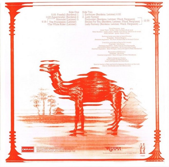 Camel – Mirage (LP, Album, Reissue, Stereo, 200g, Vinyl)