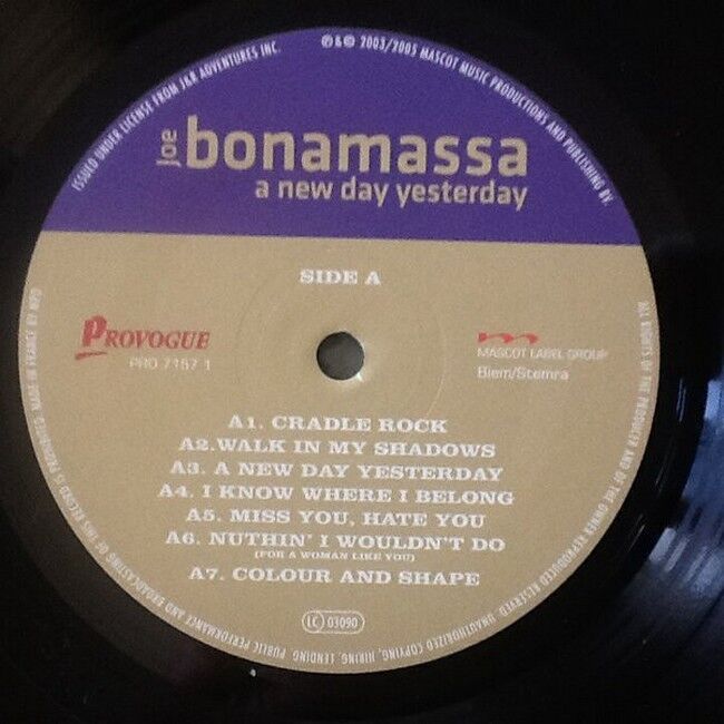 Joe Bonamassa – A New Day Yesterday (Vinyl)