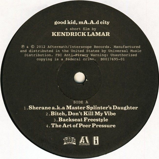 Kendrick Lamar – Good Kid, M.A.A.d City (2LP, Album, Deluxe Edition, Vinyl)