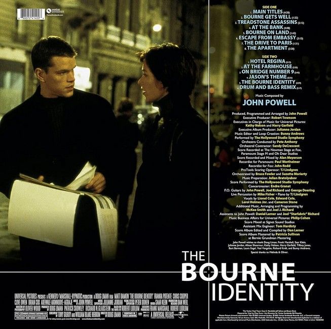 John Powell – The Bourne Identity (Original Motion Picture Soundtrack) (LP, Album, Vinyl)