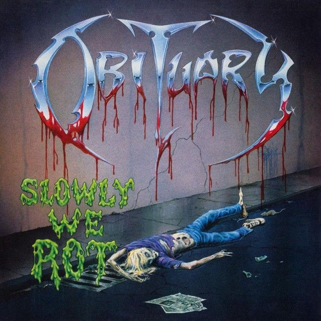 Obituary – Slowly We Rot (LP, Album, Reissue, 180 g, Vinyl)