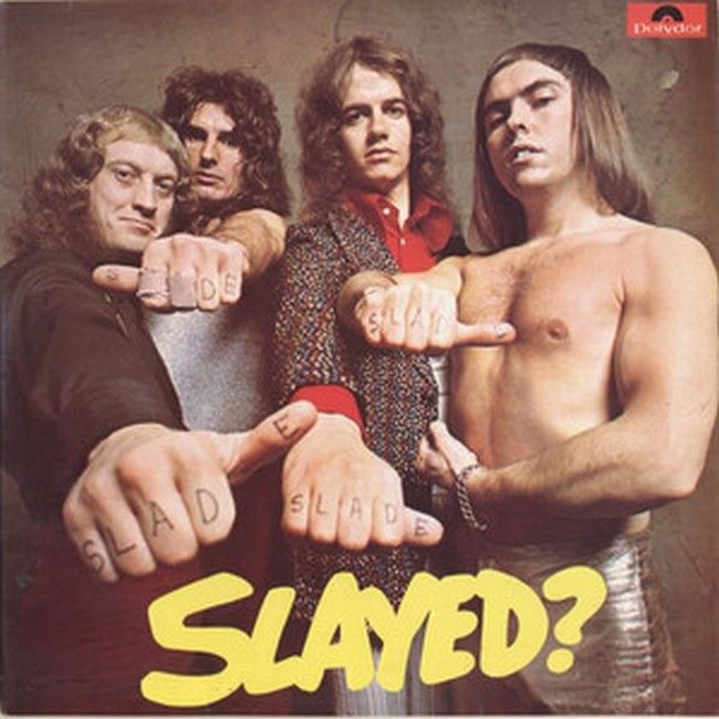 Slade – Slayed? (LP, Album, Reissue, Stereo, Yellow and Black Splatter Vinyl)