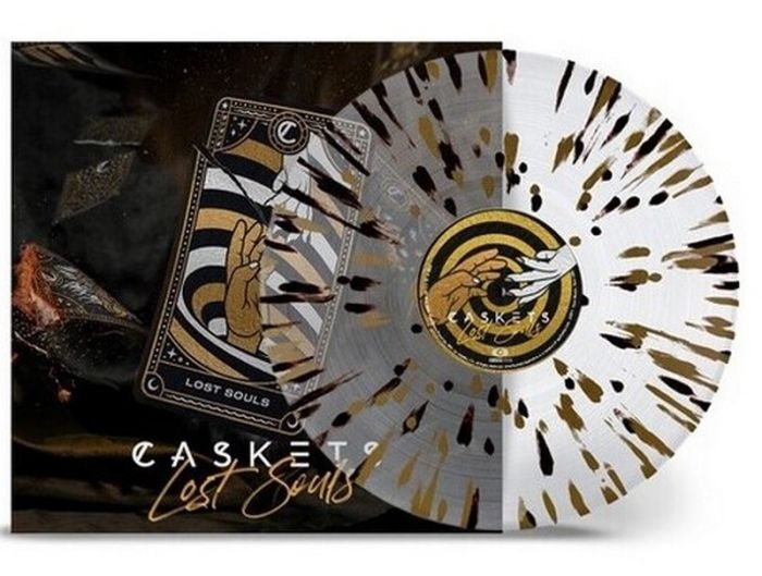 Caskets – Lost Souls (LP, Album, Limited Edition, Clear w/ Gold & Black Splatter Vinyl)