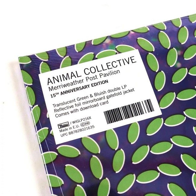 Платівка Animal Collective – Merriweather Post Pavilion|Колектив тварин-Павільйон Merriweather Post(2xLP,Translucent Green and Bluish Vinyl)