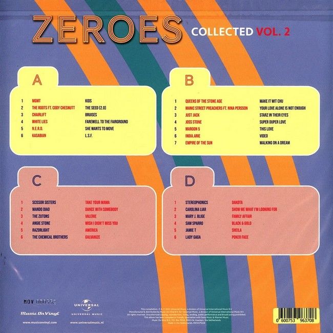 Платівка Zeroes Collected Vol.2|Збірка нулів, том 2(2xLP)