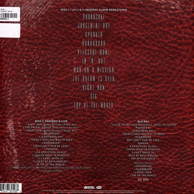 Платівка Van Halen – For Unlawful Carnal Knowledge|Ван Хален-За протизаконні тілесні гріхи(Box-Set,2xLP, 2xCD)