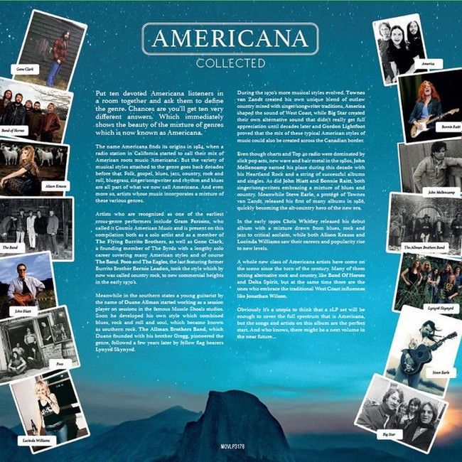 Americana Collected (LP, Compilation, Limited Edition, Numbered, Red Vinyl)