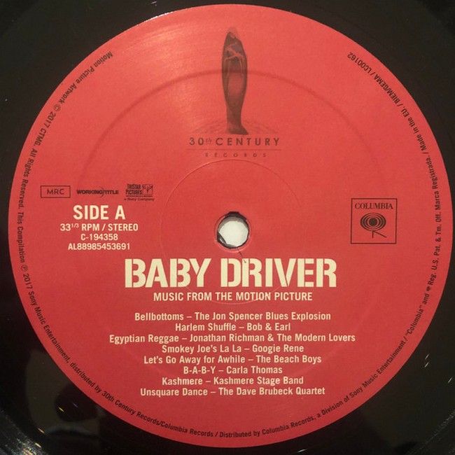 Платівка  Baby Driver (Music From The Motion Picture)|Baby Driver – музика з фільму(2xLP)