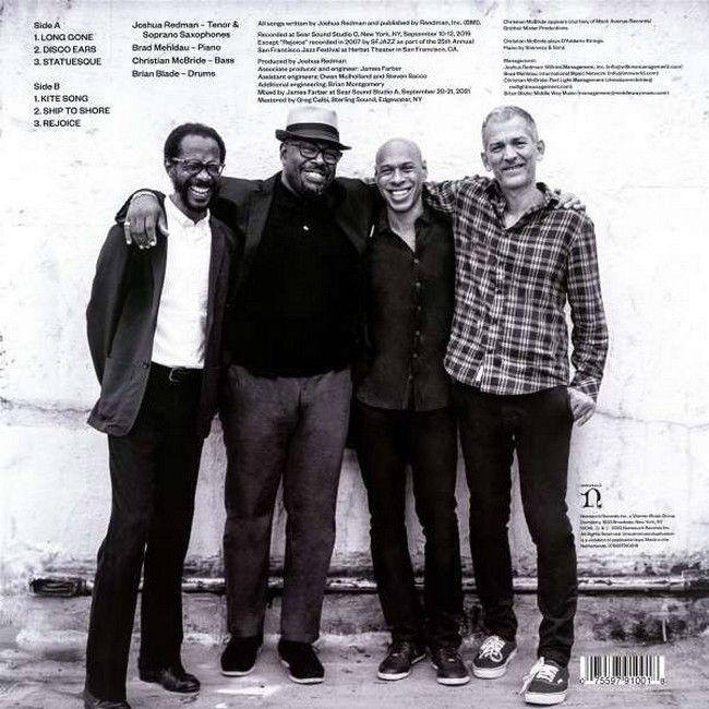 Redman, Mehldau, McBride, Blade – LongGone (LP, Album, Vinyl)