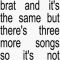 Charli XCX – Brat And It's The Same But There's Three More Songs So It's Not (2LP, Album, Deluxe Edition, White Vinyl)