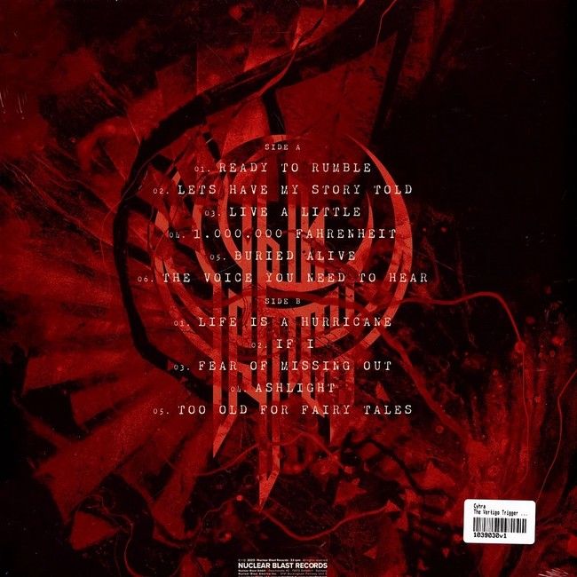 Cyhra – The Vertigo Trigger (LP, Album, Limited Edition, Orange Vinyl)