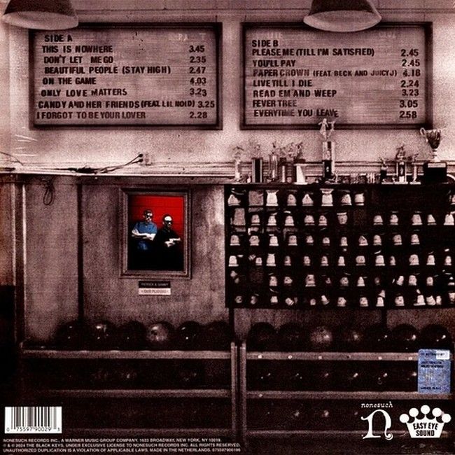 The Black Keys – Ohio Players (LP, Album, Silver Vinyl)