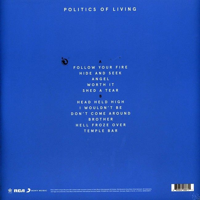 Kodaline – Politics Of Living (LP, Album, Blue Vinyl)