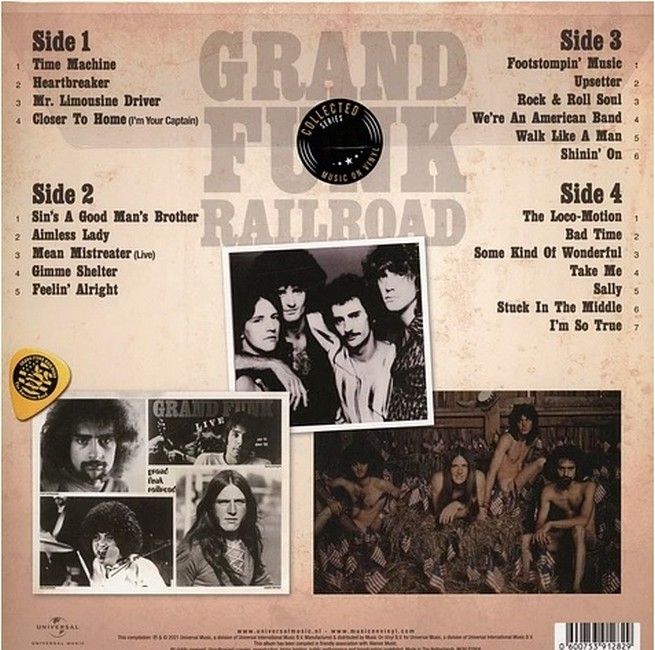 Grand Funk Railroad – Collected (2LP, Compilation, 180 Gram. Vinyl)