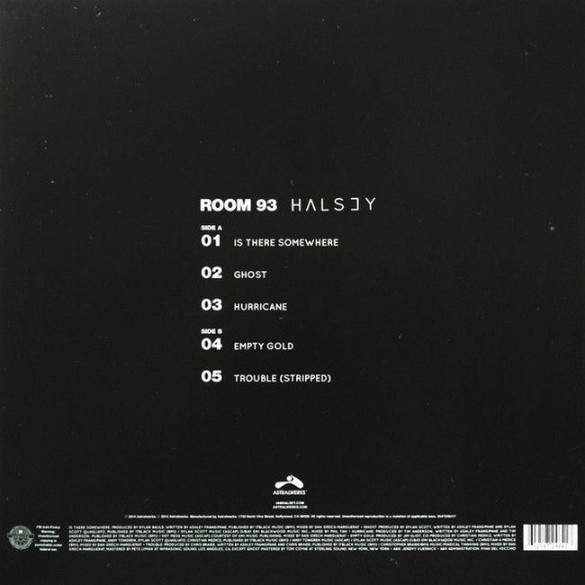 Halsey – Room 93 (EP, 12", 33 1/3 RPM, Blue Vinyl)