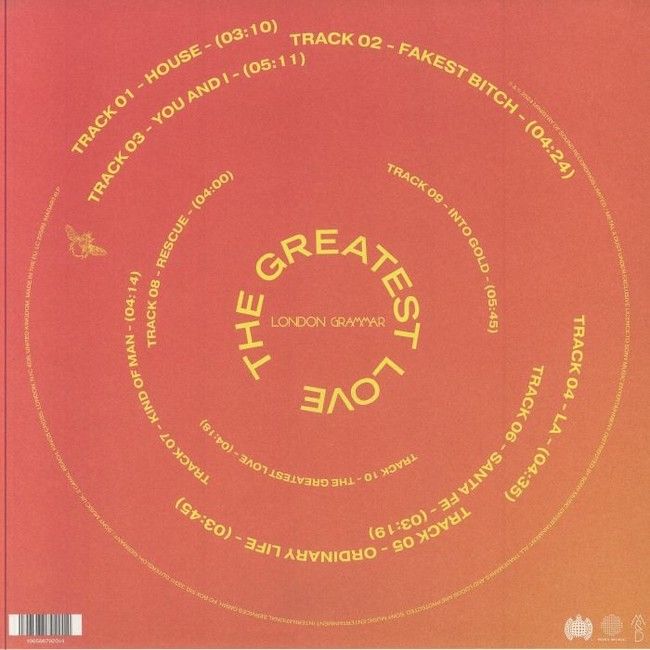 London Grammar – The Greatest Love (LP, Album, Yellow Vinyl)