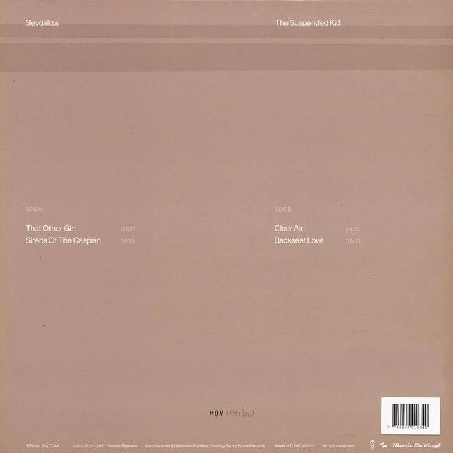 Sevdaliza – The Suspended Kid (EP, 12", 45 RPM, Limited Edition, Numbered, Clear Vinyl)